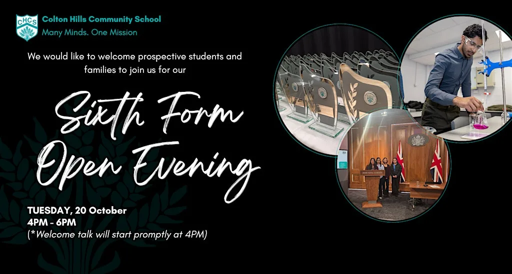 Colton Hills Community School Sixth Form Open Event 2026 at Colton Hills Community School