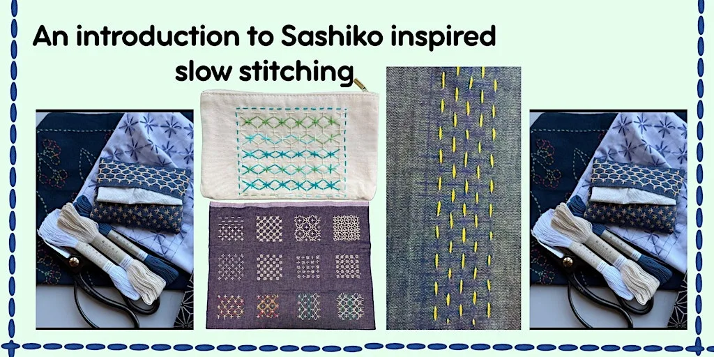An introduction to Sashiko inspired slow stitching