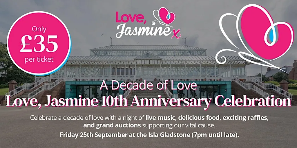 Love, Jasmine - 10 Year Anniversary at The Isla Gladstone Conservatory