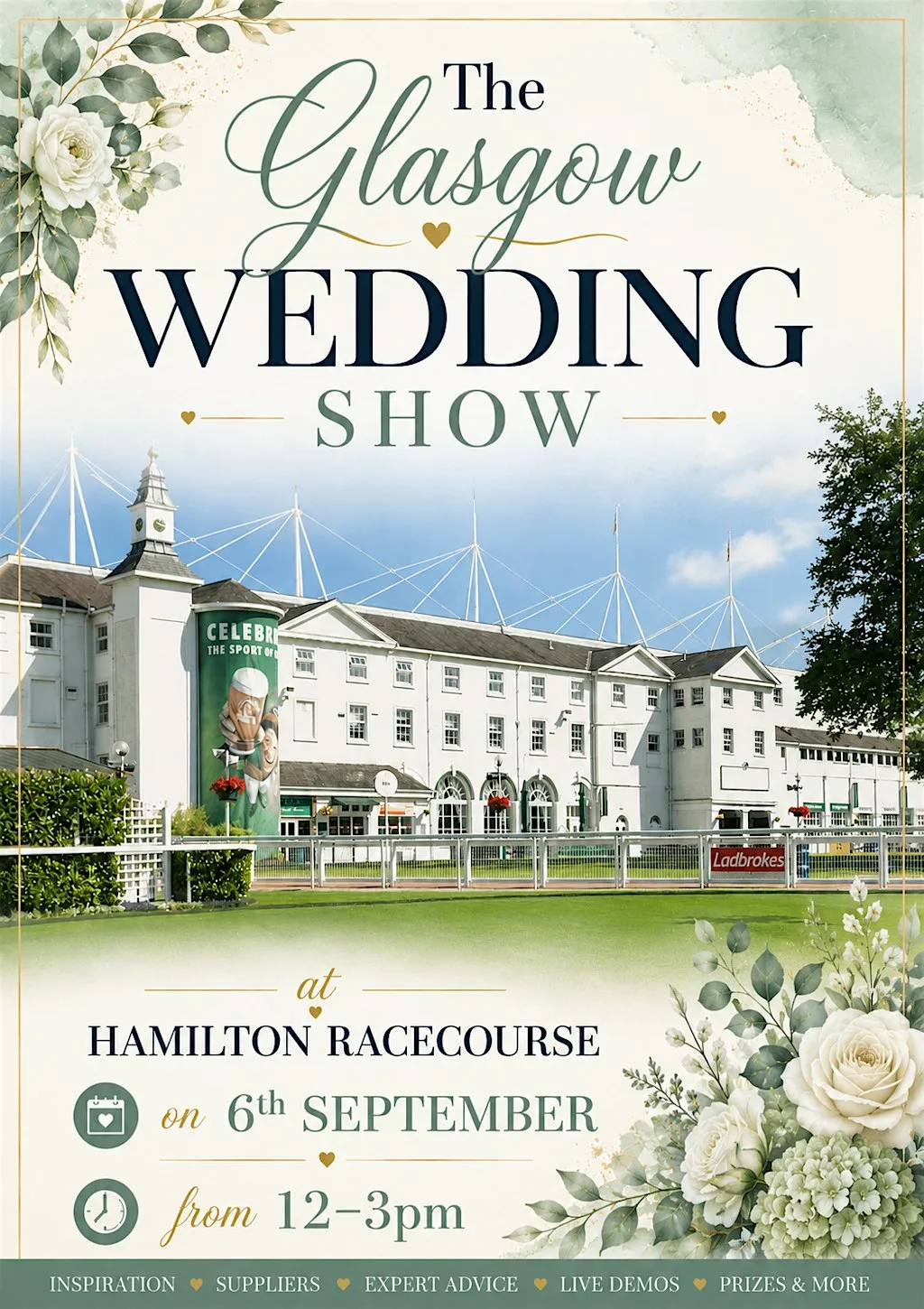 The Glasgow Wedding Show at Hamilton Racecourse at Hamilton Park