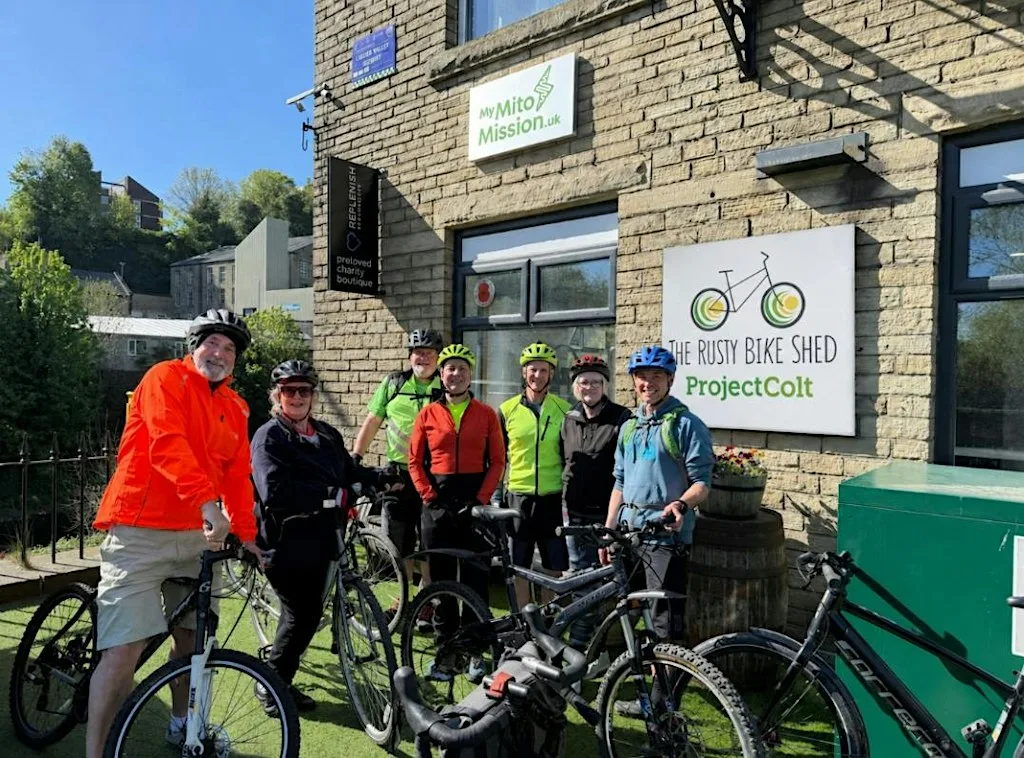 Rusty Bike Shed Wellbeing Bike Rides at Project Colt, Elland at Project Colt