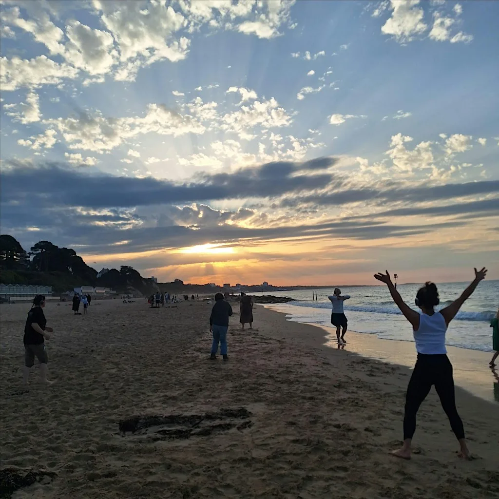Lughnasadh 'The First Harvest' Beach Dance at Branksome Chine Beach