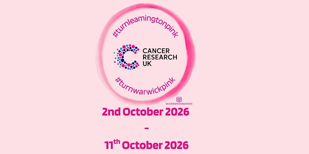 Turn the Town Pink! 2026 in aid of Cancer Research UK at Royal Leamington Spa