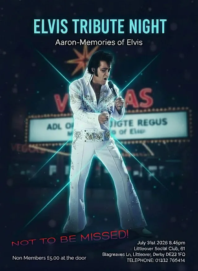 Elvis Tribute Night! at 61 Blagreaves Ln
