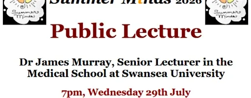 Summer Minds 2026 Public Lecture “biological ageing” at Twr y Felin Hotel