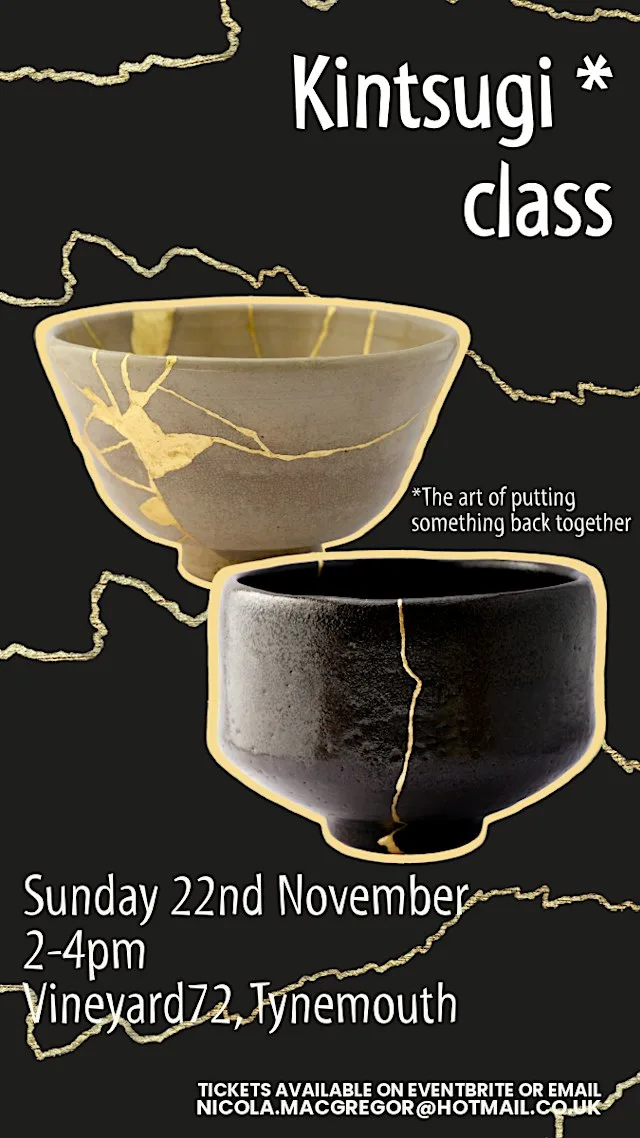 Kintsugi class at Vineyard 72