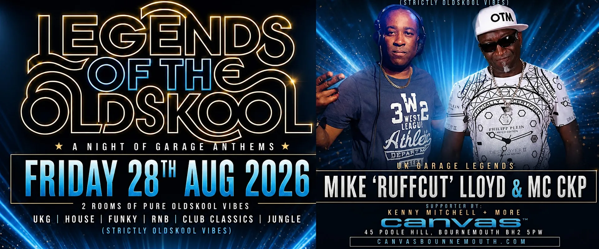 Legends of the OldSkool - a night of Garage anthems