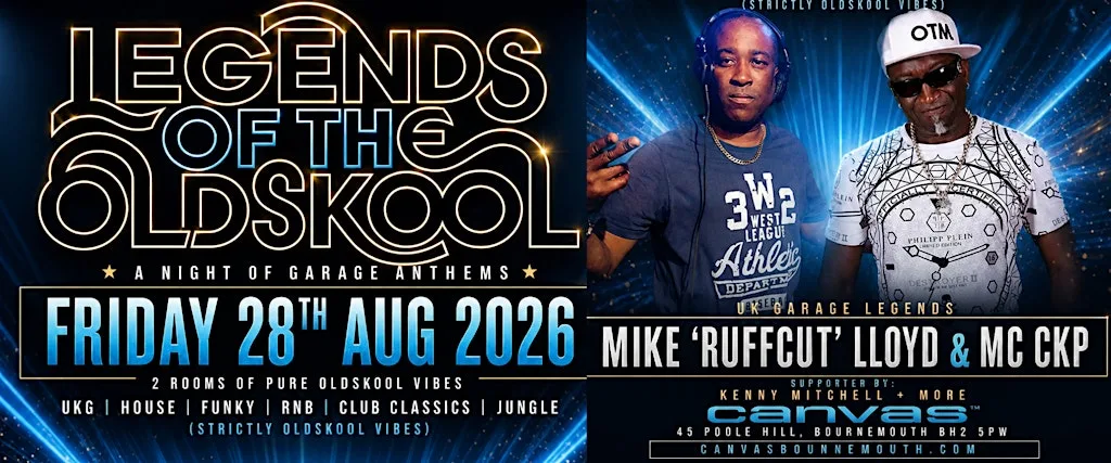 Legends of the OldSkool - a night of Garage anthems at Canvas Loft Bar