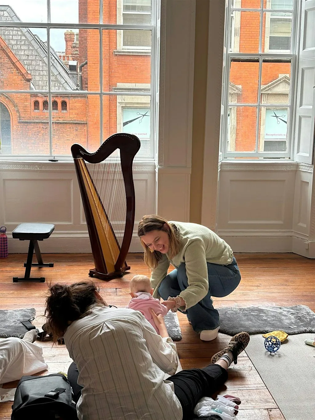 Baby Music Class with Live Harp 4 week Block (Wednesday 11:30am class) at Powerscourt Townhouse Centre