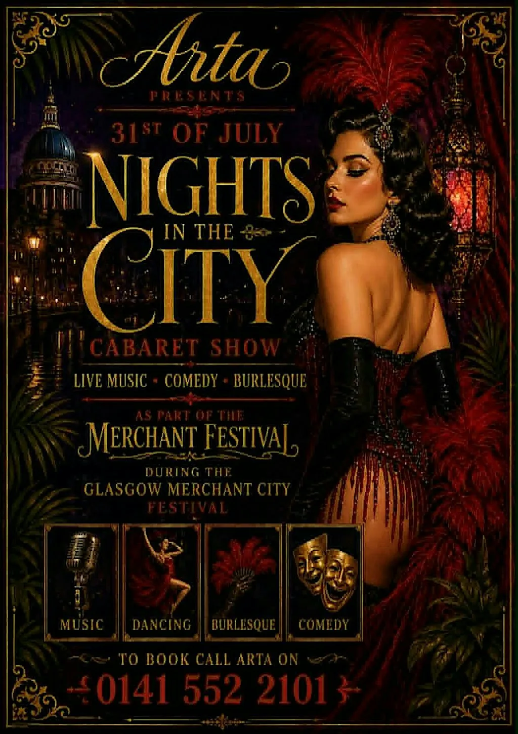Nights In The City Cabaret at Arta