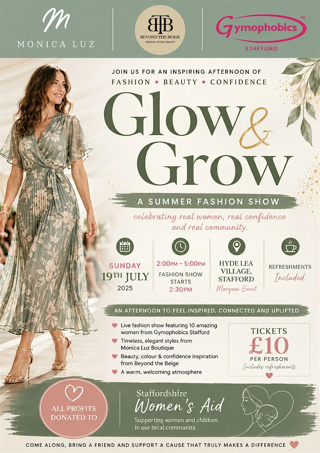 Grow & Glow Charity Fashion Event