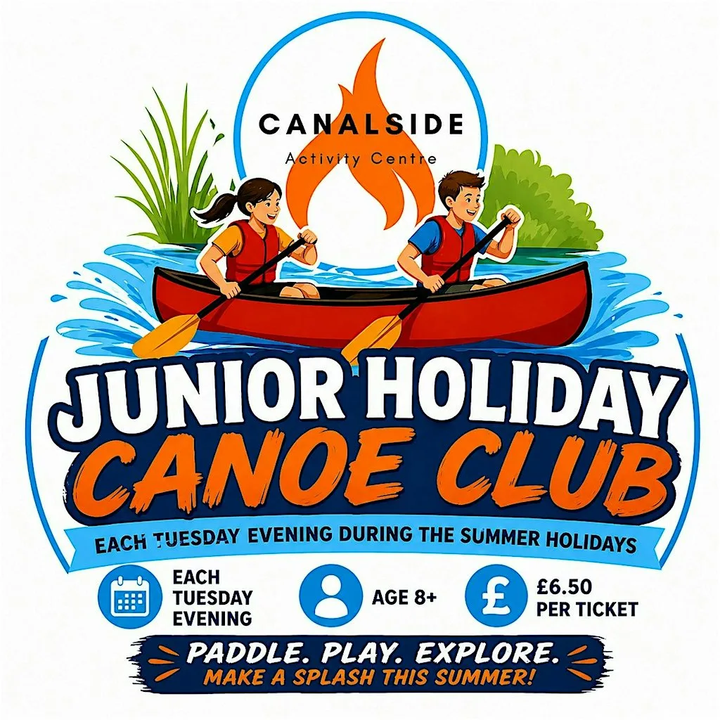 Junior Holiday Canoe Club at Canalside Activity Centre