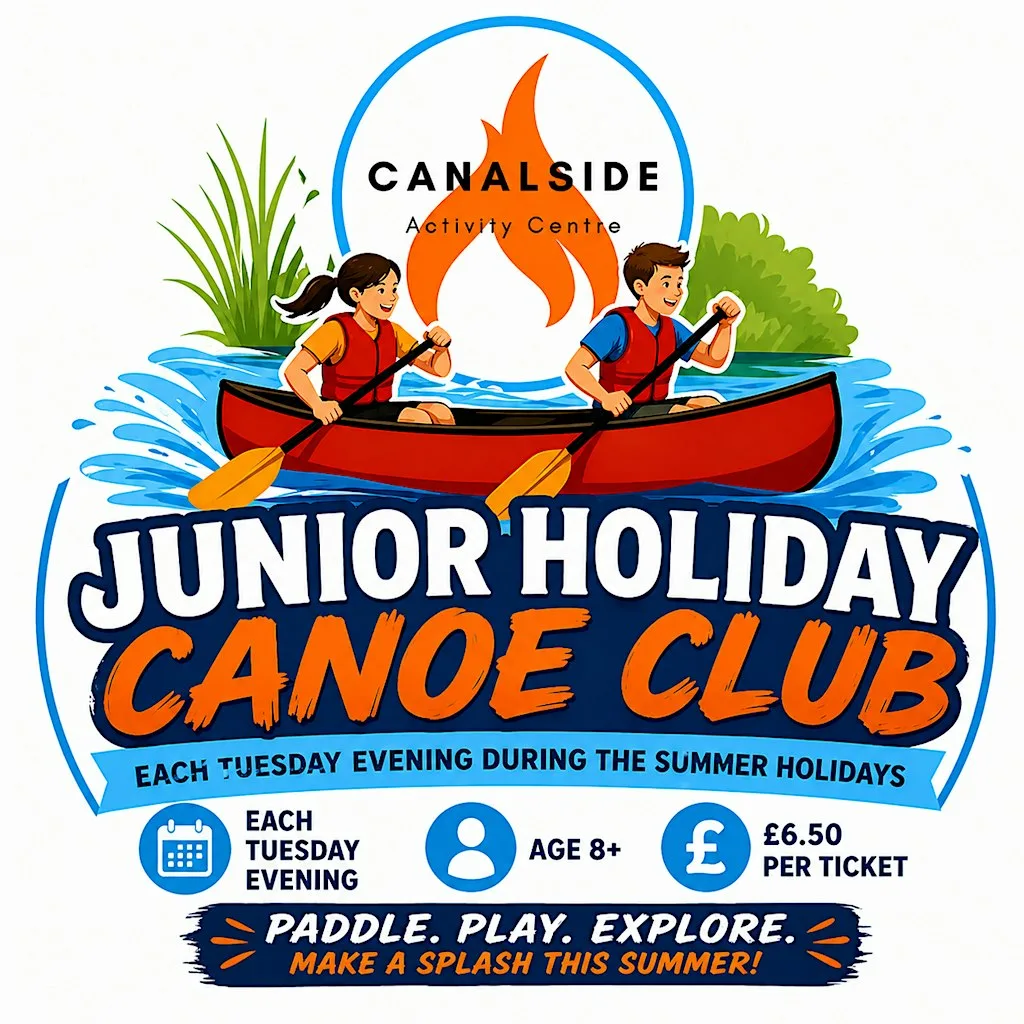 Junior Holiday Canoe Club at Canalside Activity Centre