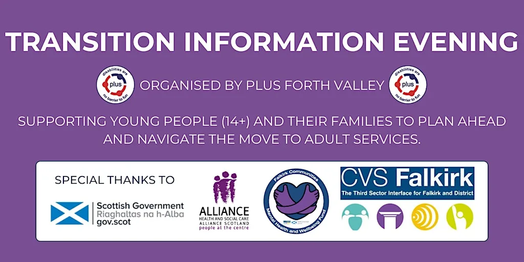 Falkirk Transition Information Evening 2026 at Bailliefields Community Hub