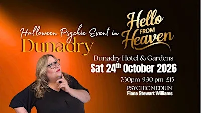 Hello from Heaven Halloween Psychic Night in Dunadry Hotel at Dunadry Hotel And Gardens