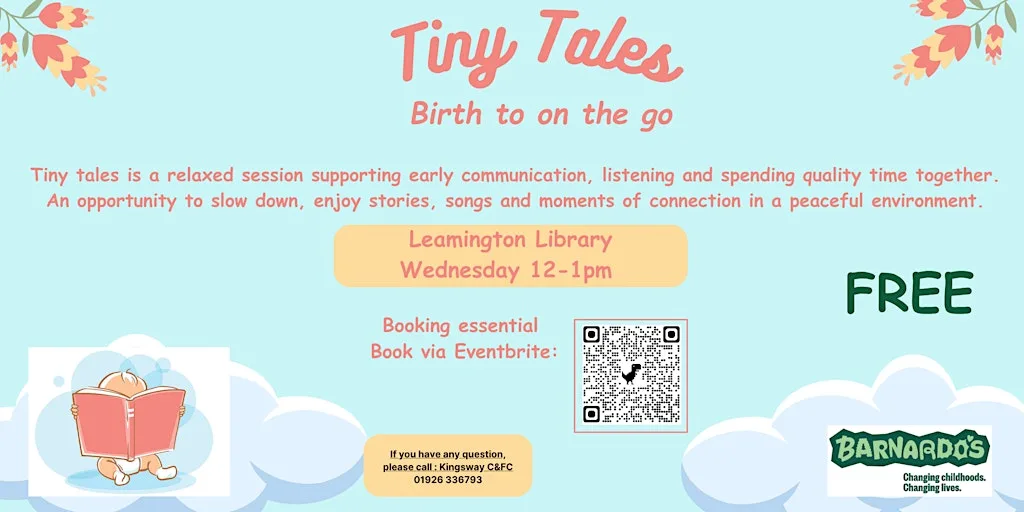Tiny Tales- Sensory story time - LEAMINGTON LIBRARY