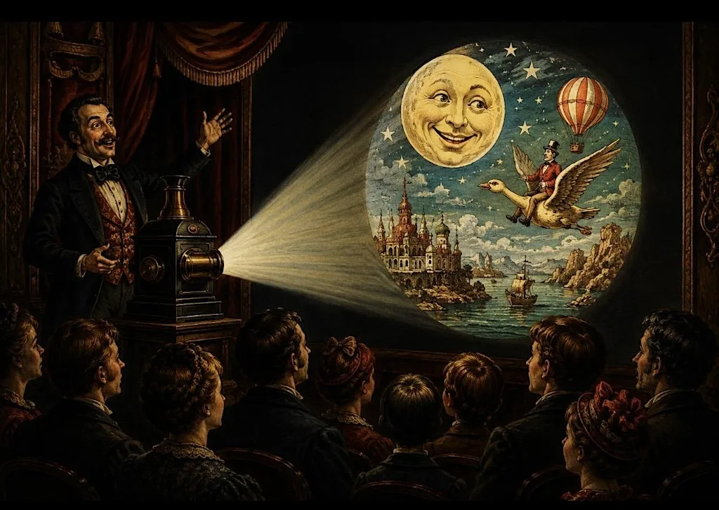 MAGIC LANTERN SHOW AND VICTORIAN HUMOUR at Llanover Hall Arts Centre