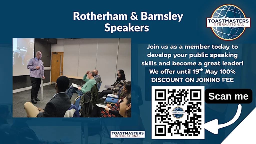 Rotherham and Barnsley Speakers - TOASTMASTERS - REGULAR MEETING at Tesco Extra