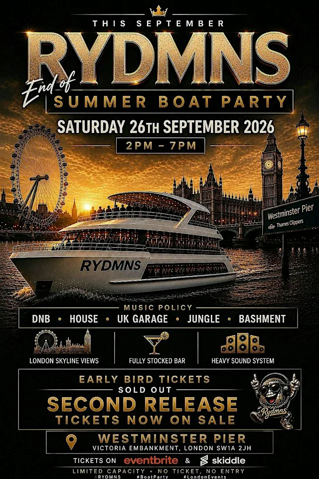 Rydmns end of Summer Boat party at Westminster Pier