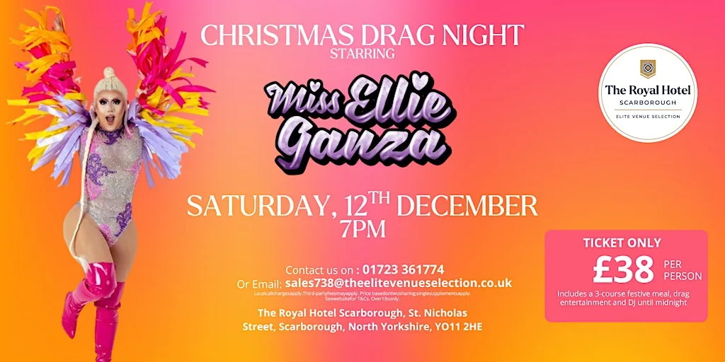 Christmas Drag Night at Royal Hotel Scarborough