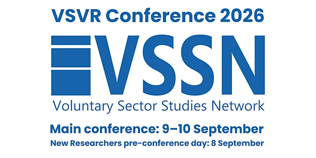 Voluntary Sector and Volunteering Research Conference 2026 at Watershed