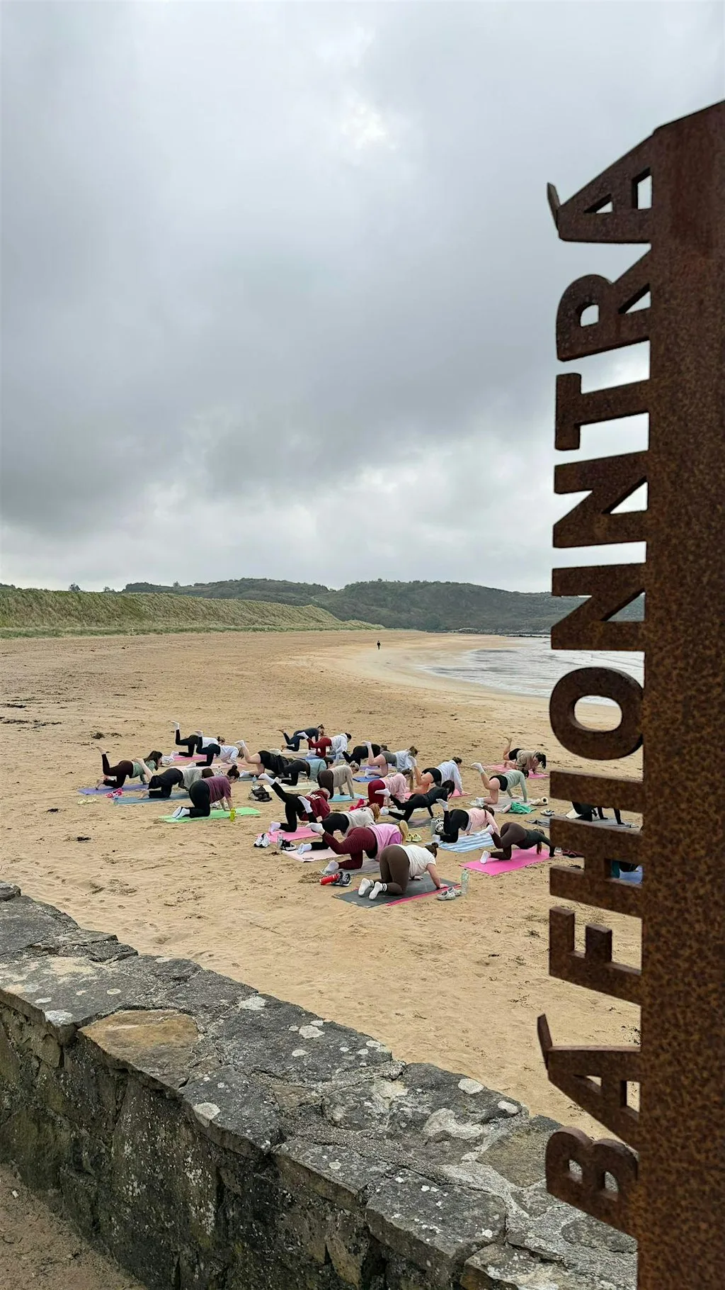Pilates & Breathe by the Sea at Fintra Beach