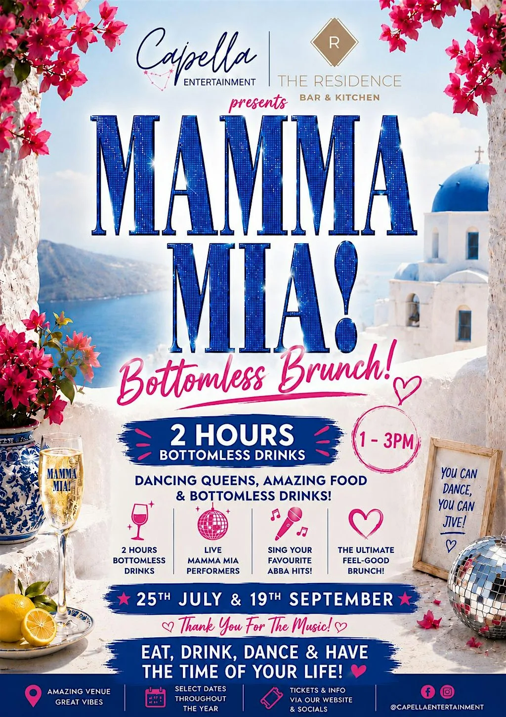Mamma Mia Brunch at The Residence Bar & Kitchen