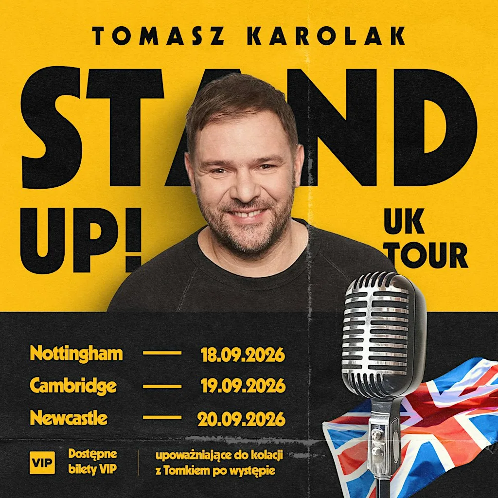 Stand-up Tomasz Karolak | Nottingham 2026 at Nottingham Arts Theatre