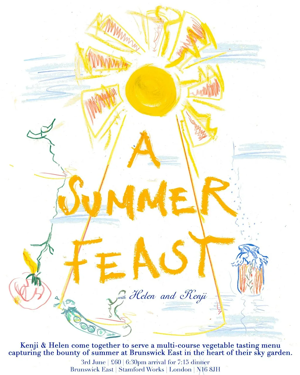 An End of Summer Feast with Helen & Kenji