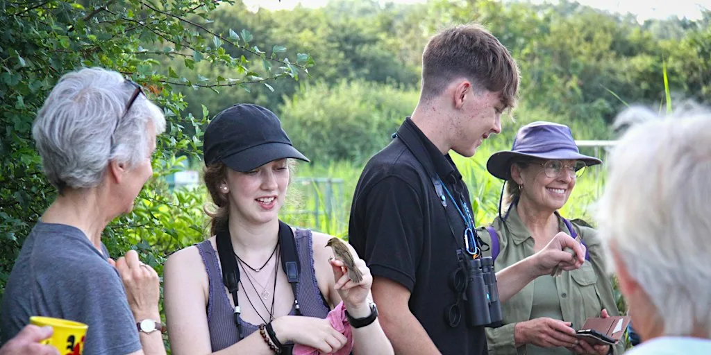 Trimley Marshes Bird Ringing Demo