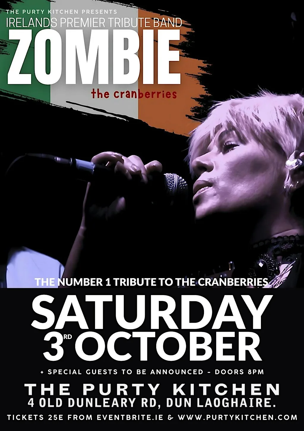 'Zombie' - The Cranberries Experience- Live in Concert at The Purty Kitchen