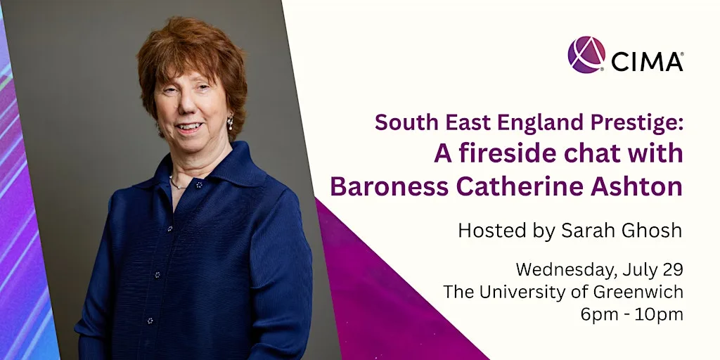 A fireside chat with Baroness Catherine Ashton at Queen Anne Court, University of Greenwich