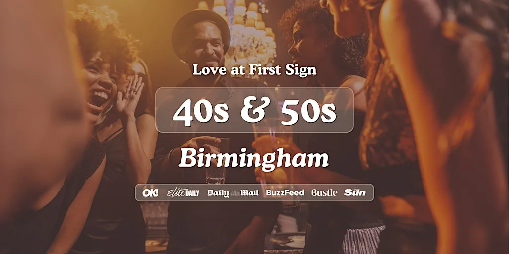 Birmingham Singles Night, 40s & 50s | Slug & Lettuce | Love at First Sign at Slug & Lettuce - Birmingham
