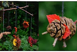 Woodland Mobiles at Burton Dassett Hills at Burton Dassett Hills Country Park