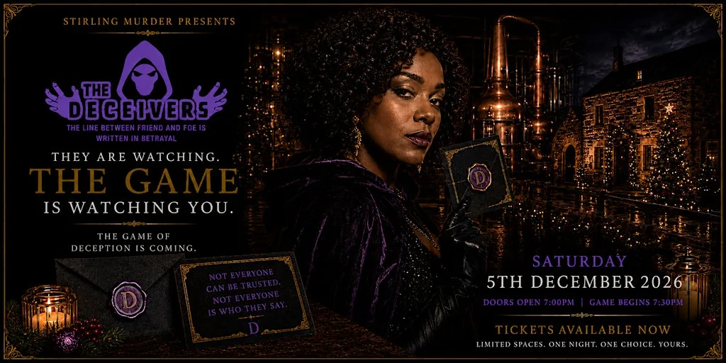 The Deceivers – A Live Traitors-Style Immersive Game Night at Stirling Distillery