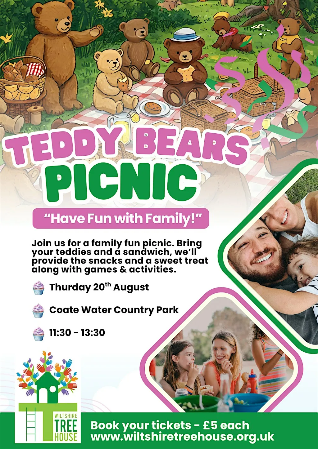 Teddy Bears Picnic at Coate Water Country Park