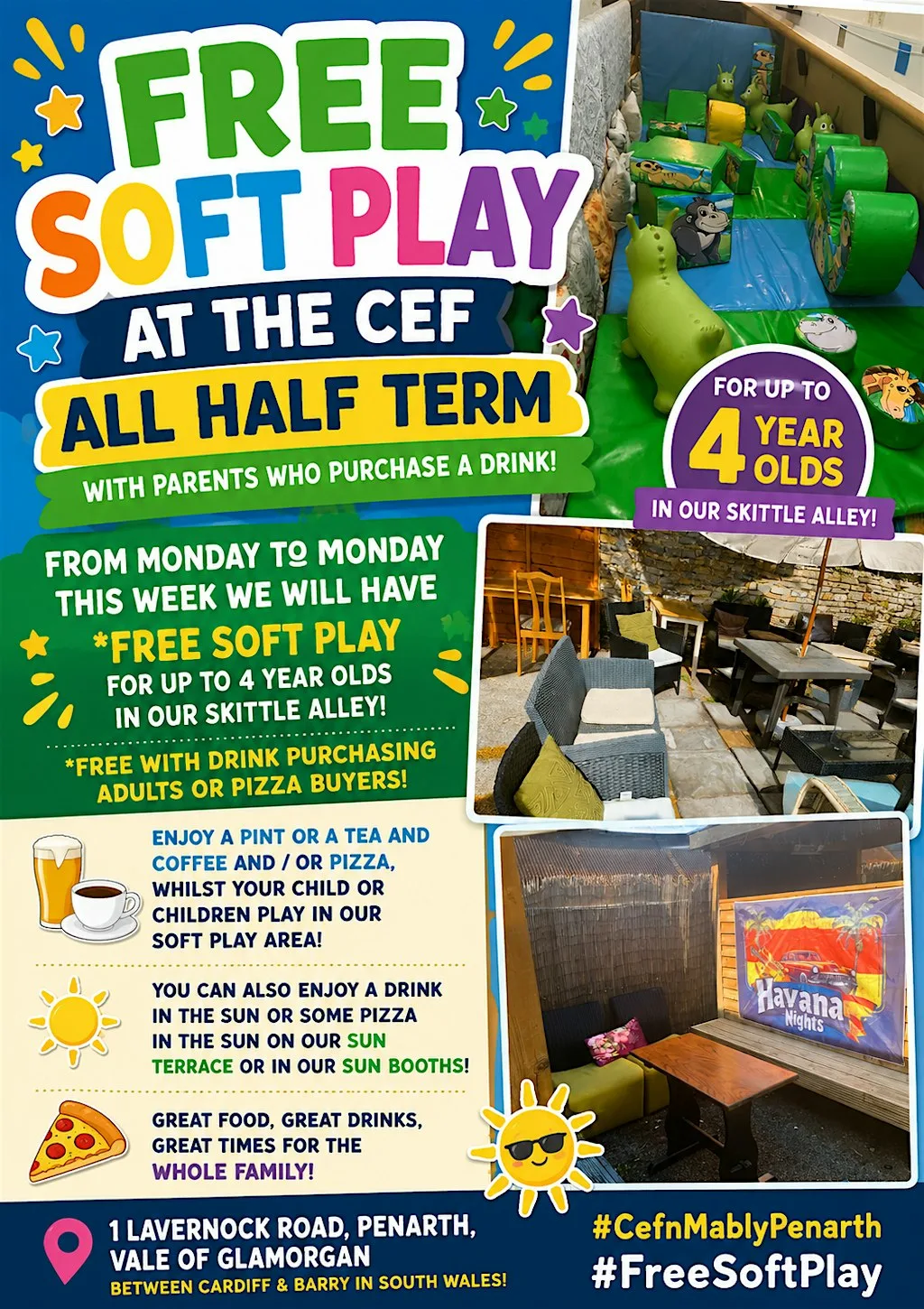 Free Softplay in Penarth for the Summer at Cefn Mably Penarth #TheCef