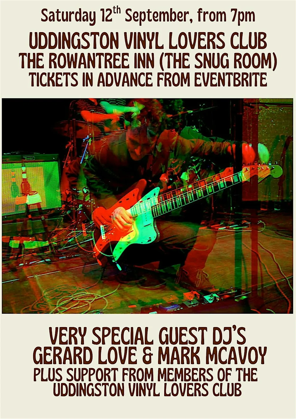 EXTRA TICKETS ON SALE NOW Uddingston Vinyl Lovers Club - September 2026 at Uddingston Cricket & Sports Club