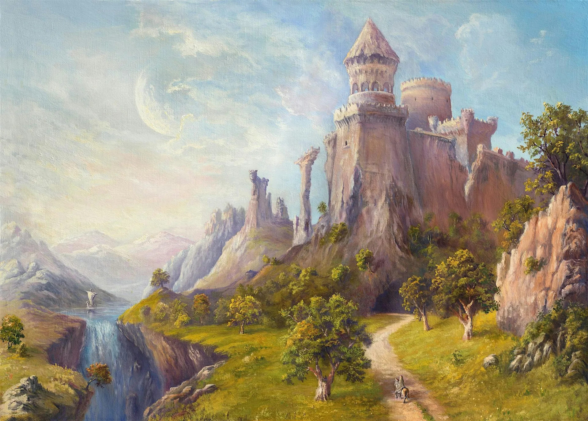 Teen art session - Paint a surreal fantasy scene at The Word, National Centre for the Written Word