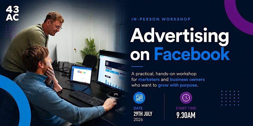 Advertising on Facebook - In person workshop at Bishop Lane