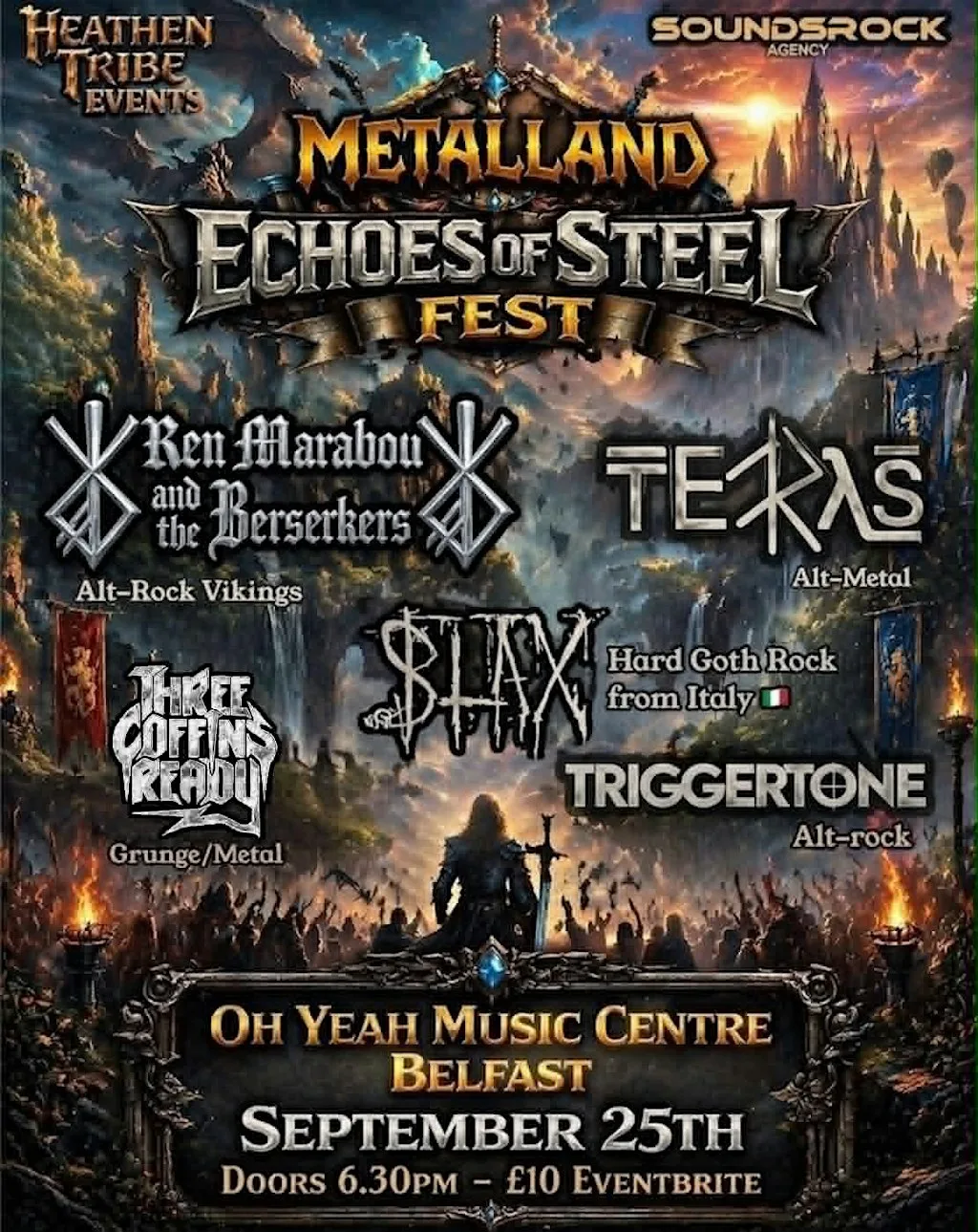 Metalland: Echoes of Steel Fest 2026 at Oh Yeah Music Centre