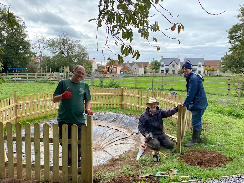 Fence Fixing at Cadbury Heath Primary School at Cadbury Heath Primary School