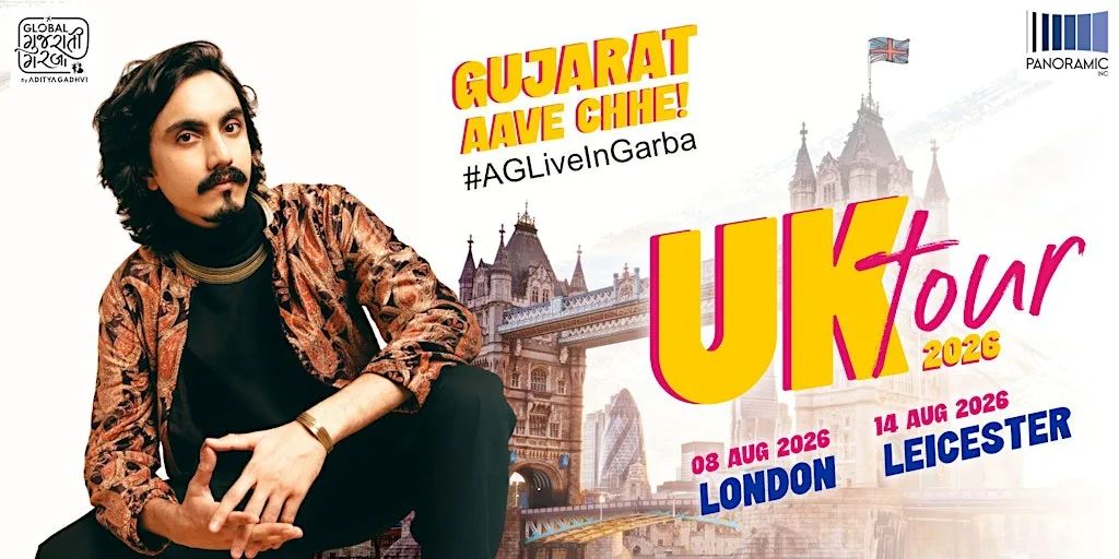 Aditya Gadhvi Live in Garba - London 2026 at Watford Colosseum