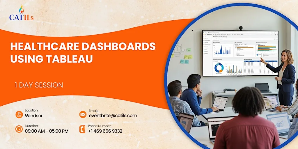 Healthcare Dashboards Using Tableau: 1 Day Session | Windsor at Regus - Windsor Thames Street