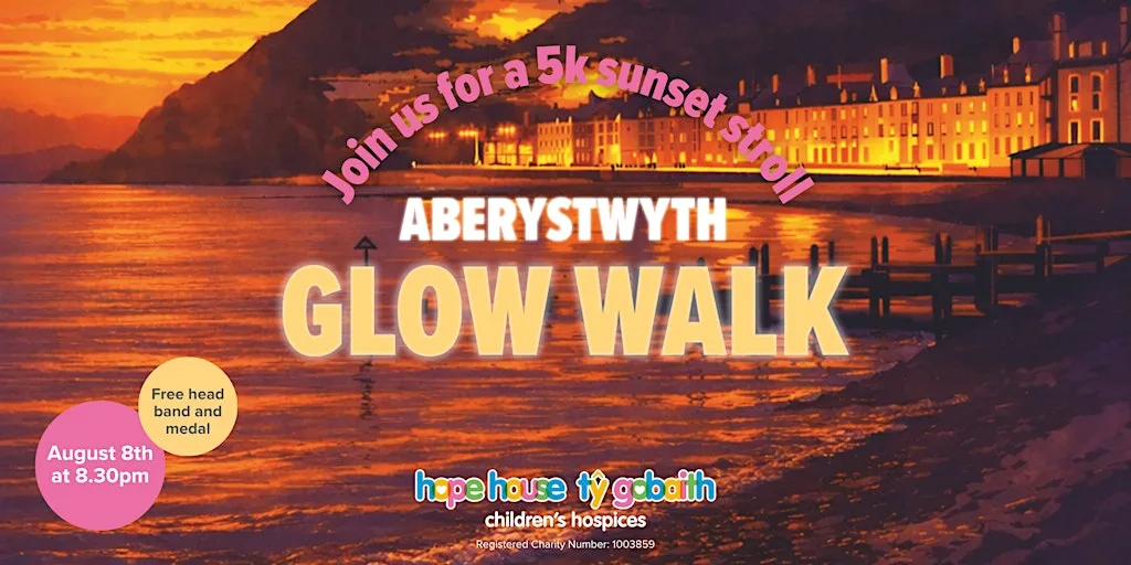 Aberystwyth Glow Walk 5km at Aberystwyth Bandstand