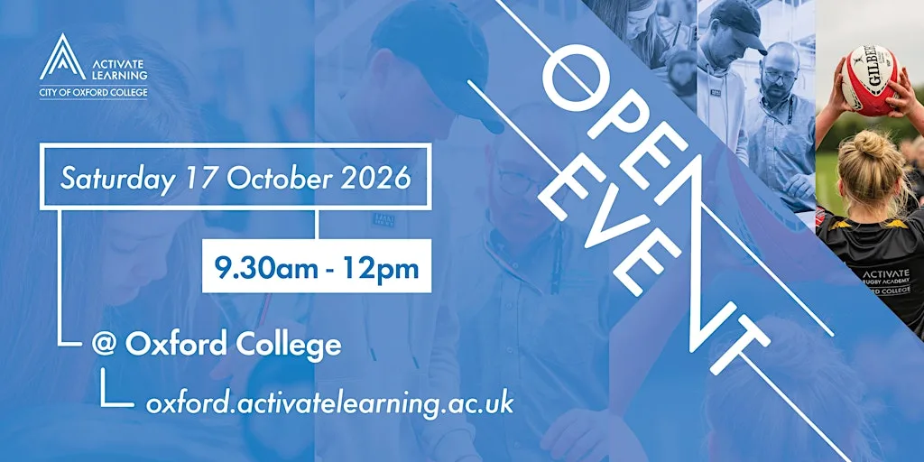 City of Oxford College October Open Event