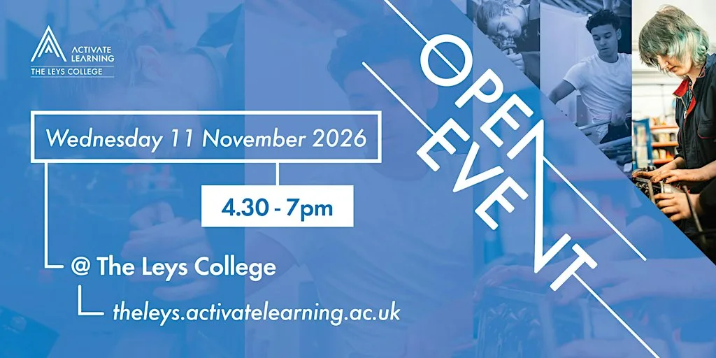 The Leys College Campus November Open Event