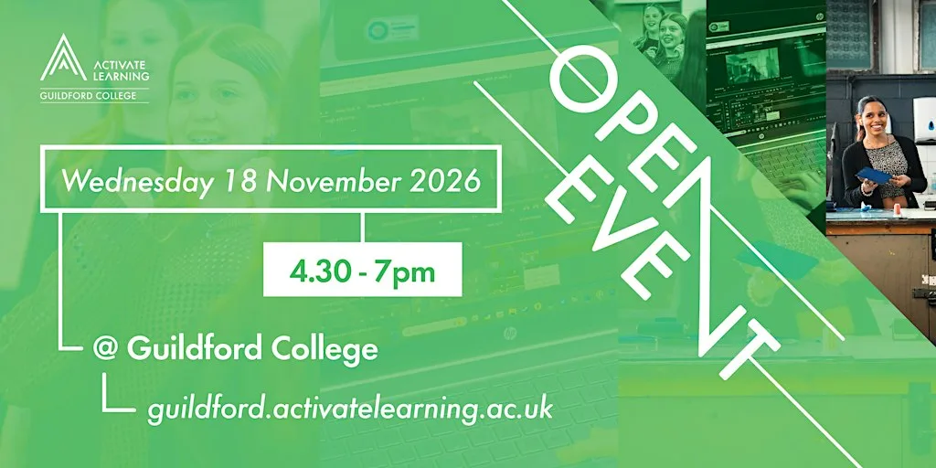 Guildford College November Open Event at Guildford College