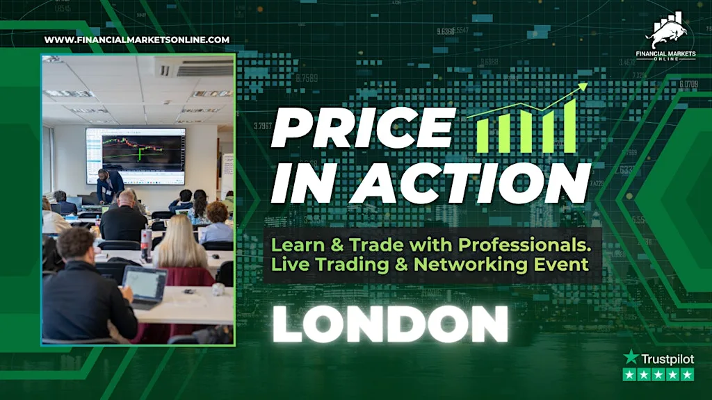 Price In Action London 2026 - Trade live with professionals - LONDON at Financial Markets Online