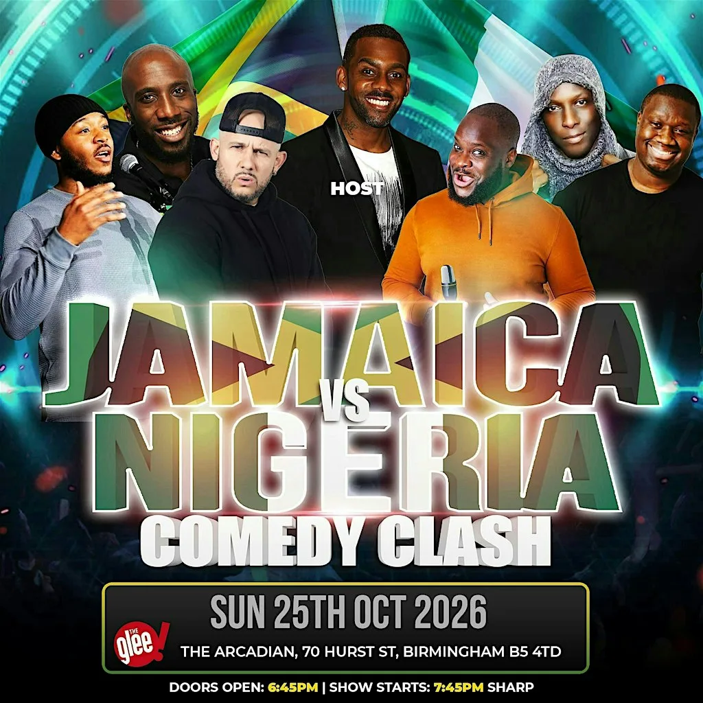 JAMAICA VS NIGERIA COMEDY CLASH 2026 - BIRMINGHAM at The Glee Club Birmingham